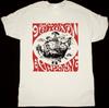 Vtg Jefferson Airplane - Airplane Cotton White Unisex Shirt BL342