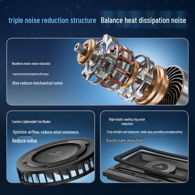 Подставка-кулер для игрового ноутбука Jichuan FX7 с RGB