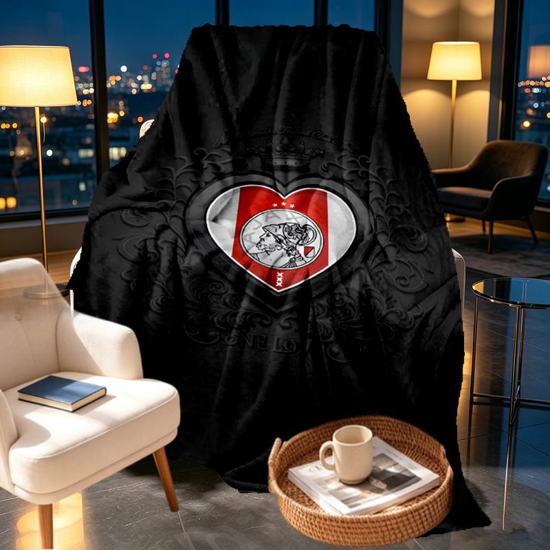 Плед Ajax Print - Мягкий и Удобный, для Спальни, Путешествий, Дивана, Домашнего Декора - Подарок на День Рождения, Рождество для Друга