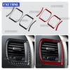 Soft Carbon Fiber For Skoda Fabia 2 5j 2007 2008 2009 2010 2011 2012 2013 2014 MK2 Car Air Outlet Frame Center Console Sticker