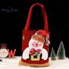Christmas Handbag Cartoon Santa Claus Snowman Elk Gift Bag Large Capacity Great Load Bearing Merry Christmas Decor Children Adult Sex Wear