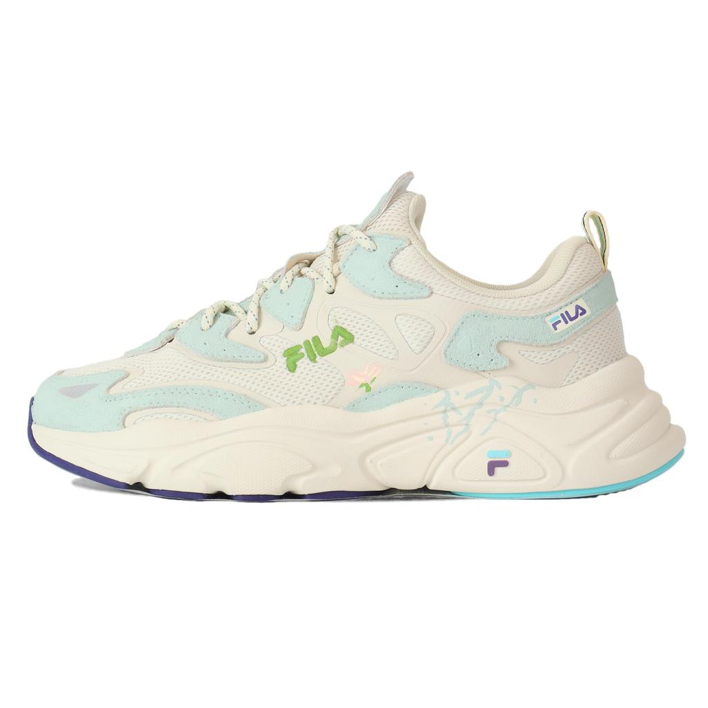 Fila Mars 1 Нескользящие Устойчивые к истиранию Низкие Повседневные Кроссовки Женские Молочно-Зеленые F52W242103TGT