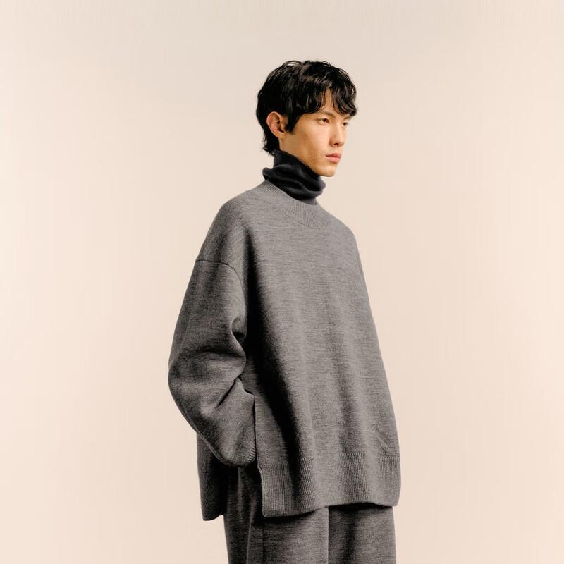 CROQUIS Men's 2024 Winter Loose Crew Neck Pullover Sweater 9OB310520