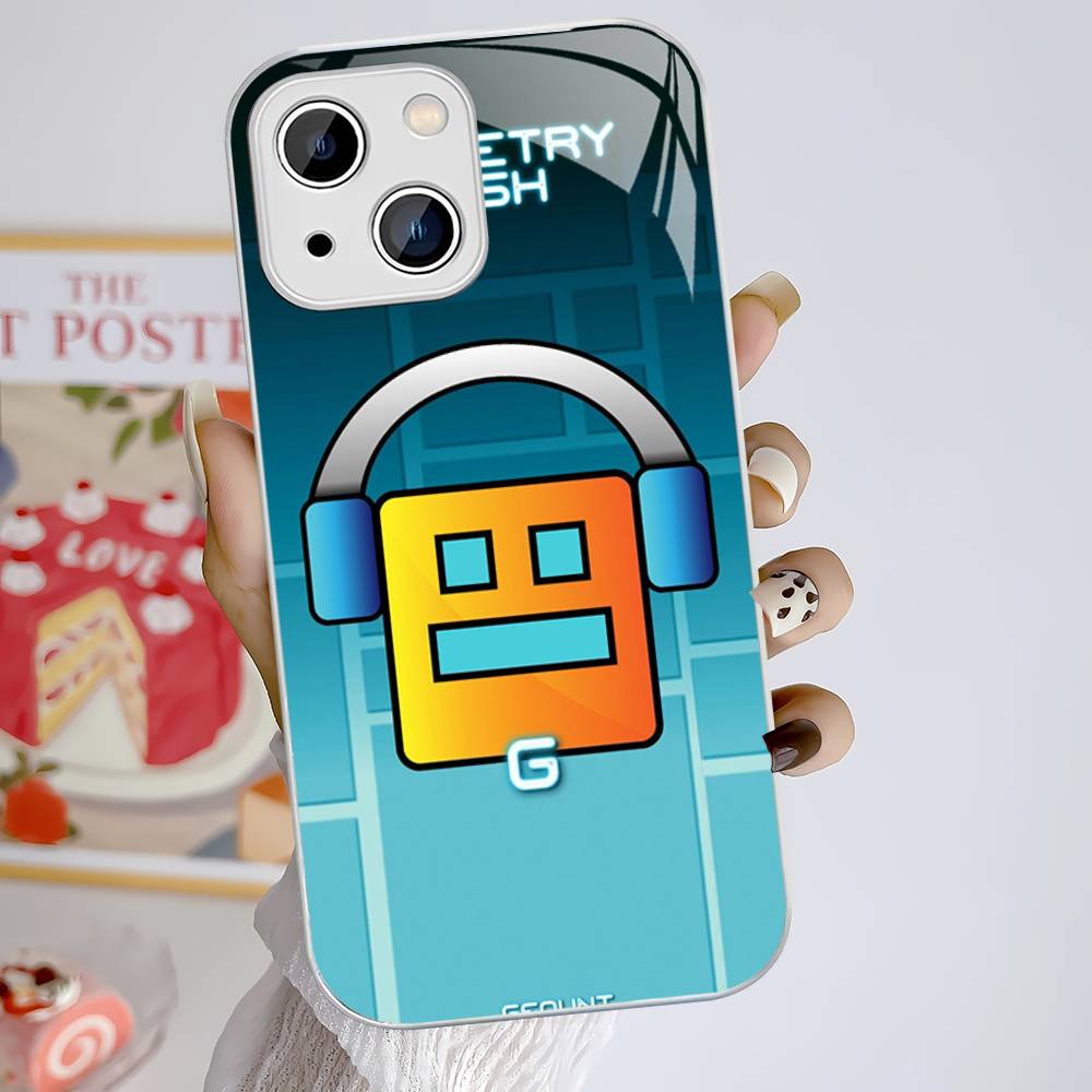 Игра Geometry Dash Для iPhone 14 13 12 Mini 11 Pro XS Max X XR 14 Plus Защитное Стекло