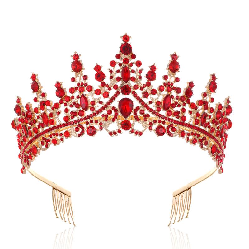 Свадебный головной убор Аксессуары для волос Банкетная вечеринка Прическа Корона Корона