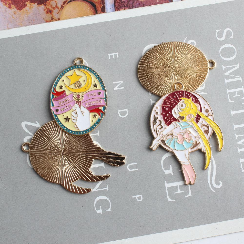 Корейский стиль, K-золото, эмаль, подвески и шармы Cardcaptor Sakura