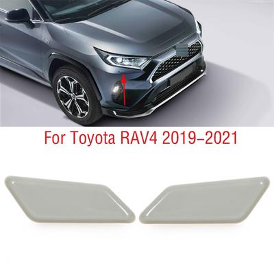 2 шт. для Toyota RAV4 XA50, передний бампер, фара, омыватель, распылительная насадка, крышка насоса, неокрашенная крышка