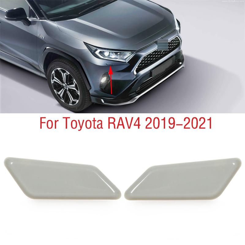 2 шт. для Toyota RAV4 XA50, передний бампер, фара, омыватель, распылительная насадка, крышка насоса, крышка