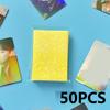 50 шт. Карманчики-сердечки для фотокарточек K-pop, держатель для фотокарточек, упаковка для фотокарточек BQ01