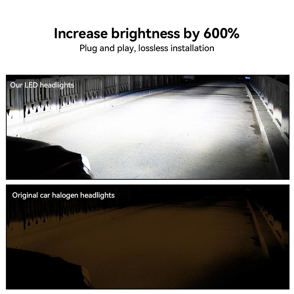 1 шт. H1 H3 H7 автомобильная светодиодная лампа для фар 50 Вт CSP автомобильная фара без вентилятора авто диодные противотуманные фары 12 В 6000 К