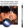 Ручка для татуировки бровей Ручная ручка Microblading для перманентного макияжа со светодиодной подсветкой