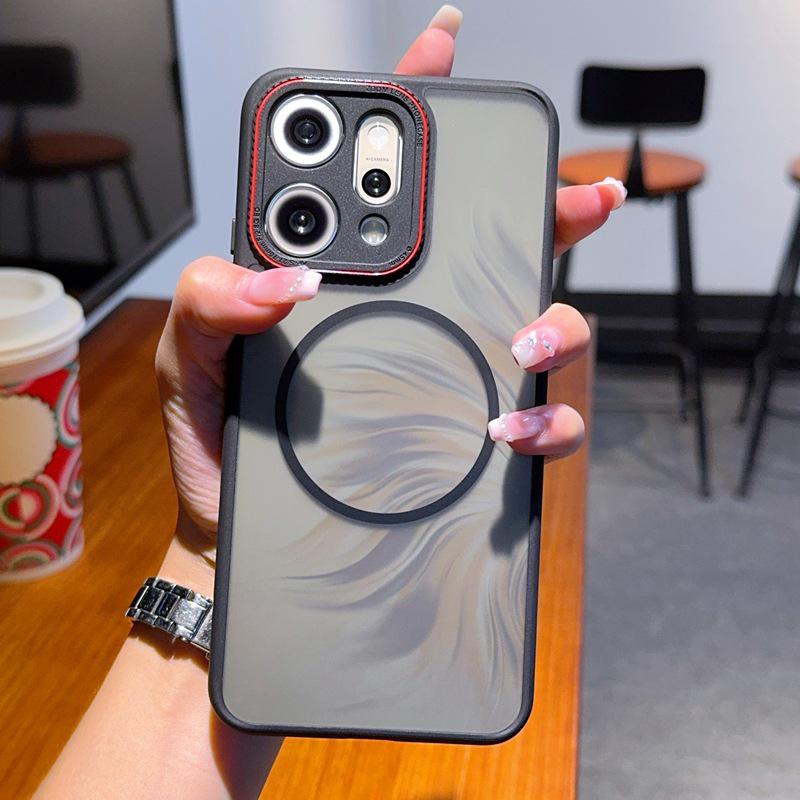 Магнитный матовый полупрозрачный чехол для OPPO Reno14 FindX8Ultra