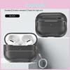 Кейс Углеродное Волокно Yurkem для Наушников Apple Airpods Pro 2 Ударопрочный Чехол Аксессуары Air Pods Pro 2 Брелок