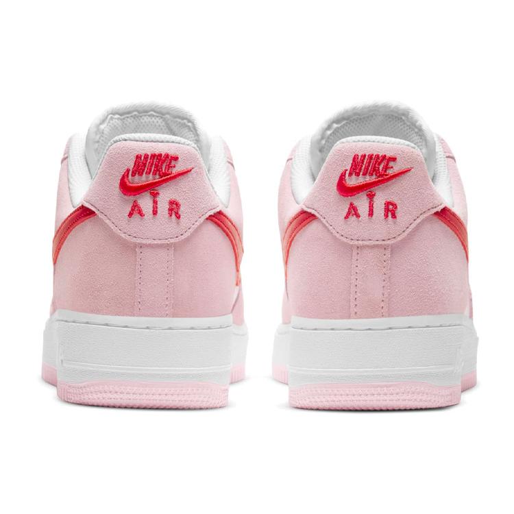 Nike Air Force 1 Low '07 QS 'Valentine’s Day Love Letter' (Unisex) Tulip Pink / University Red / White Skateboard Shoes DD3384 600
