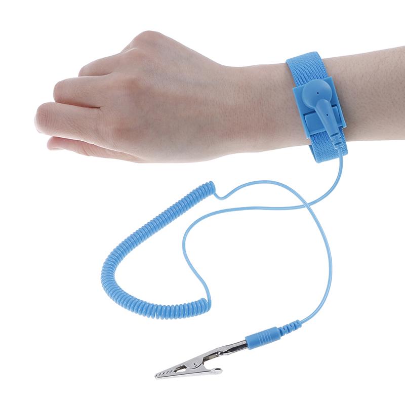 Anti Static Bracelet Electrostatic Esd Discharge Cable Reusable Wrist Band Strap