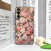 Красивый чехол для телефона с цветочным принтом, цветочные фрагменты, для Motorola Moto Edge 50 Fusion 40 30 Neo G34 E14 G75 G35 G85 Pro
