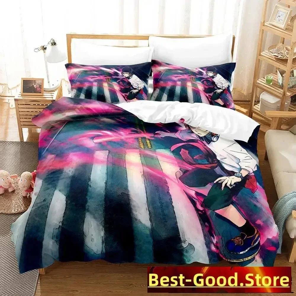 K project Mikoto Suoh No Blood! No Bone! No Ash! Printed Bed Set Duvet Cover Pillowcase Bedding Set Bed Linen Sheet Quilt Cover