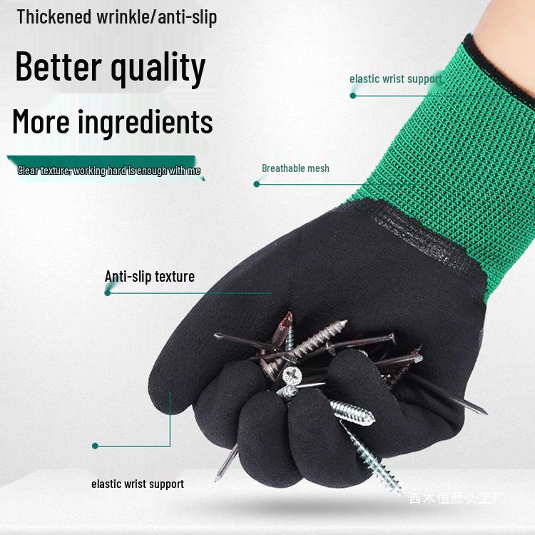 Durian Peeling Gloves: Waterproof, Anti-Cut, Anti-Stab, Non-Slip, Thickened Rubber Coating.