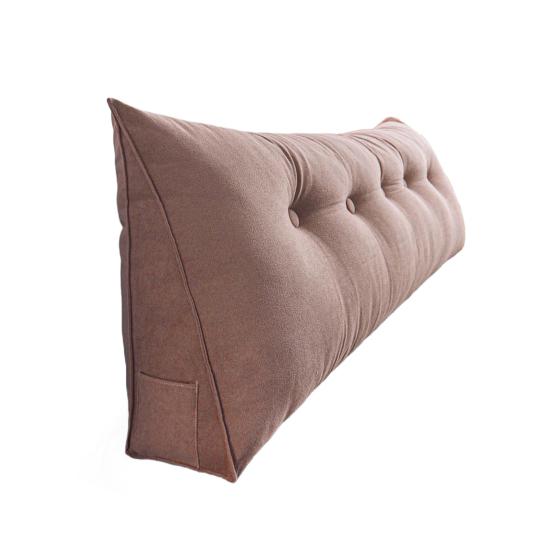 Подушка-клин для изголовья Треугольная подушка для изголовья с боковым карманом Подушка-валик для кровати