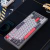 75 Wireless Mechanical Gaming Keyboard with Multimedia Display Crmy Sound Hot Swappable Pre Lubed Linr  es Gasket Structure RGB Backlit