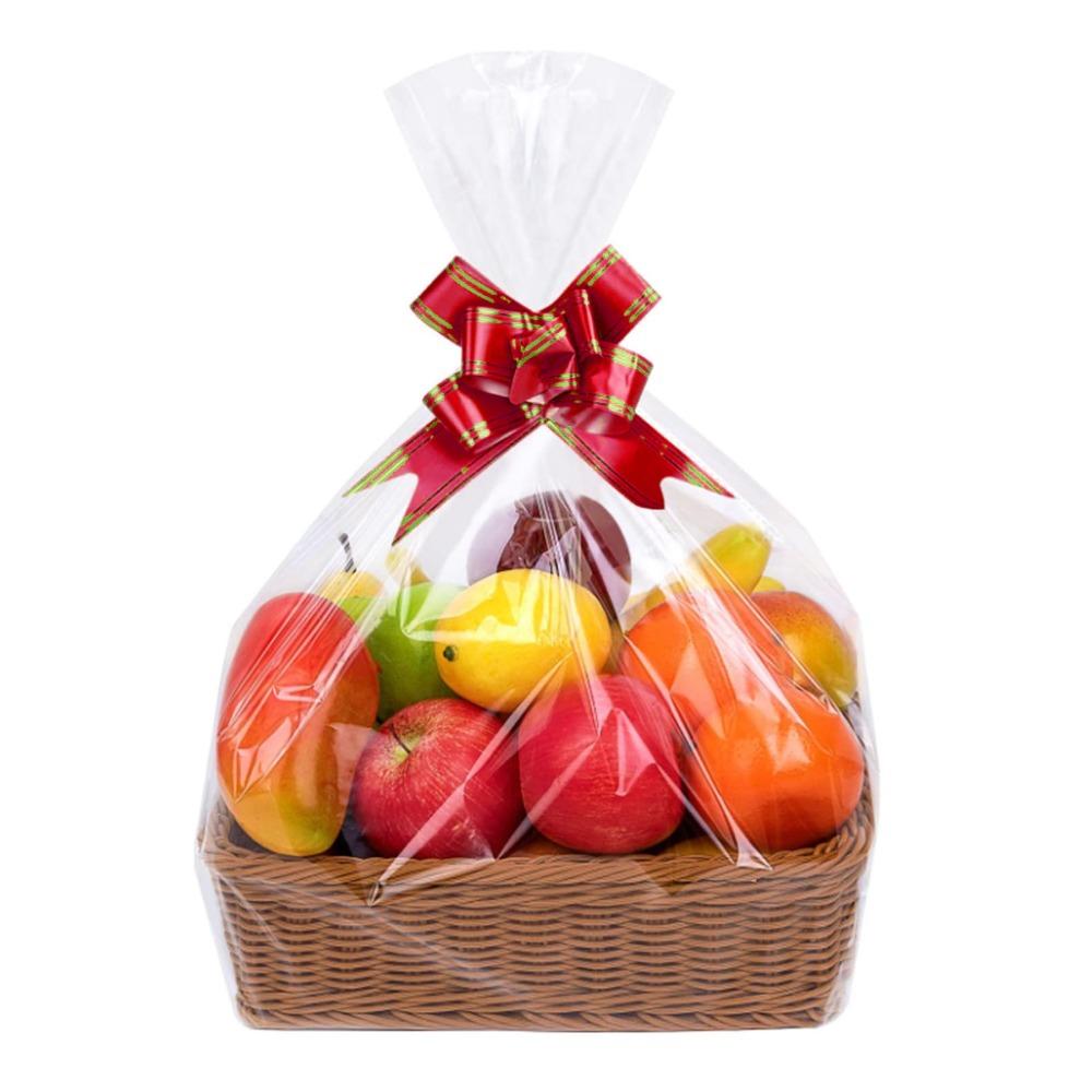 10Pcs OPP Transparent Goodie Bags 45*70cm Cellophane Present Bags for Party Favors