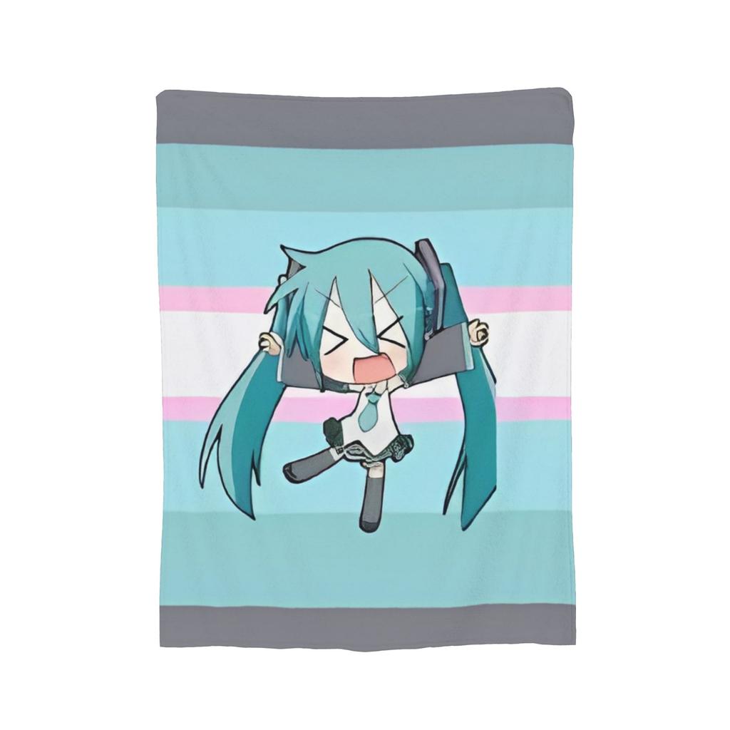 Аниме Hatsune Miku Одеяла Флис Текстильный Декор Многофункциональное Супер Теплое Плед Одеяло для Дома Путешествий Квилт