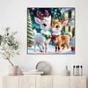 Full 5D DIY diamond painting Christmas deer diamond embroidery full cross stitch home decoration handmade gift