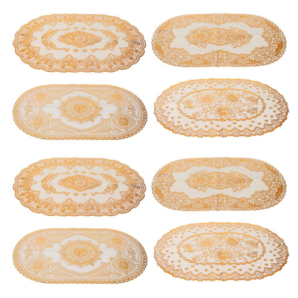 2 шт. ПВХ коврик для стола золотые подставки под чашки подставка для кухни ресторана свадебное украшение