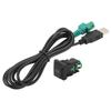 Кнопка-переключатель USB для автомобильной аудиосистемы с кабелем-адаптером, Plug and Play для CD-плееров RCD510Plus RCD310Plus