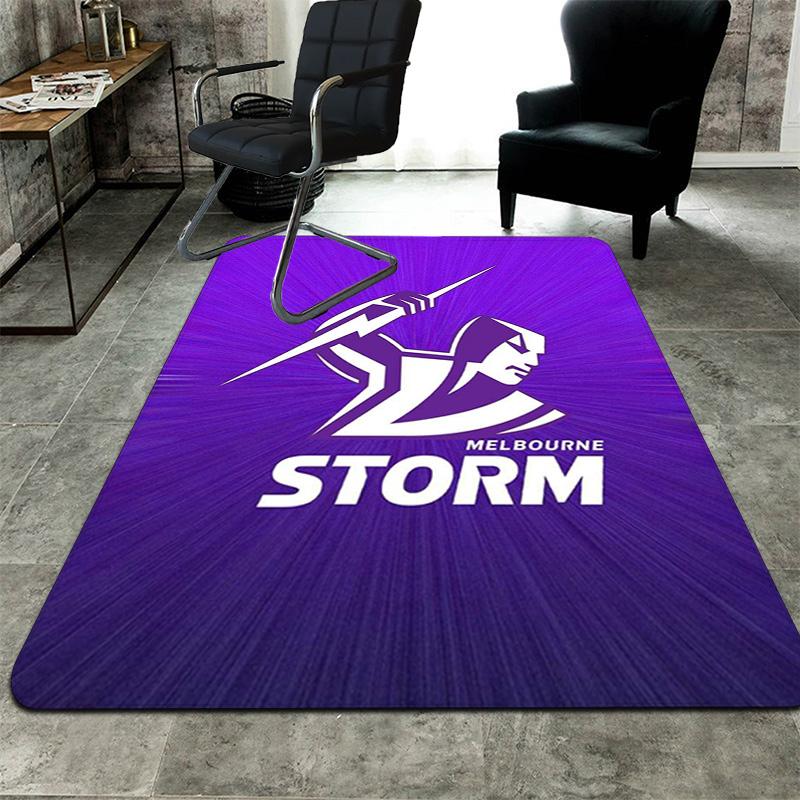 Melbourne Storm print Rug Floor Mat for Living Room or Bedroom Soft and Comfortable Carpet a Gift for Birthday and Holiday.ZFF0913325