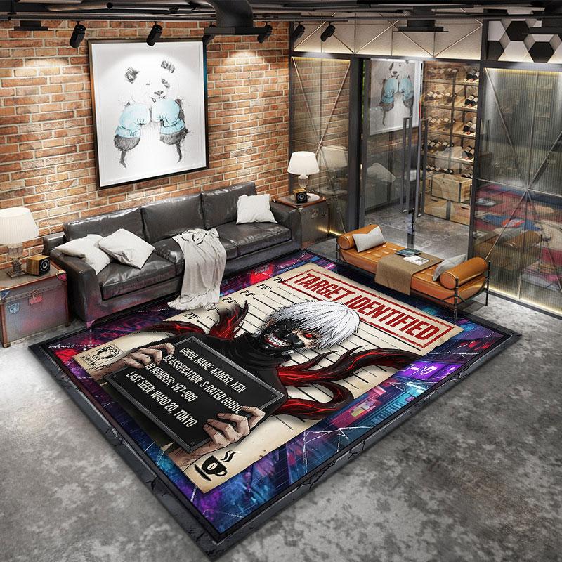 Tokyo Ghoul Carpet Rug For Living Room Bedroom Home Sofa Decoration Kids Play Nonslip Floor Mat