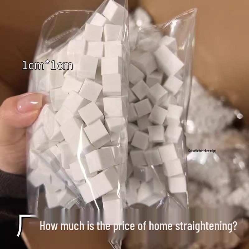 Мини Блок Тофу Градиент Омбре Нейл-арт Губка и Металлические Зажимы