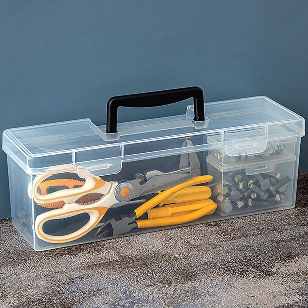 Transparent Storage Screw Box Impact-resistant Tool Storage Box Hardware Tool Box Organizer