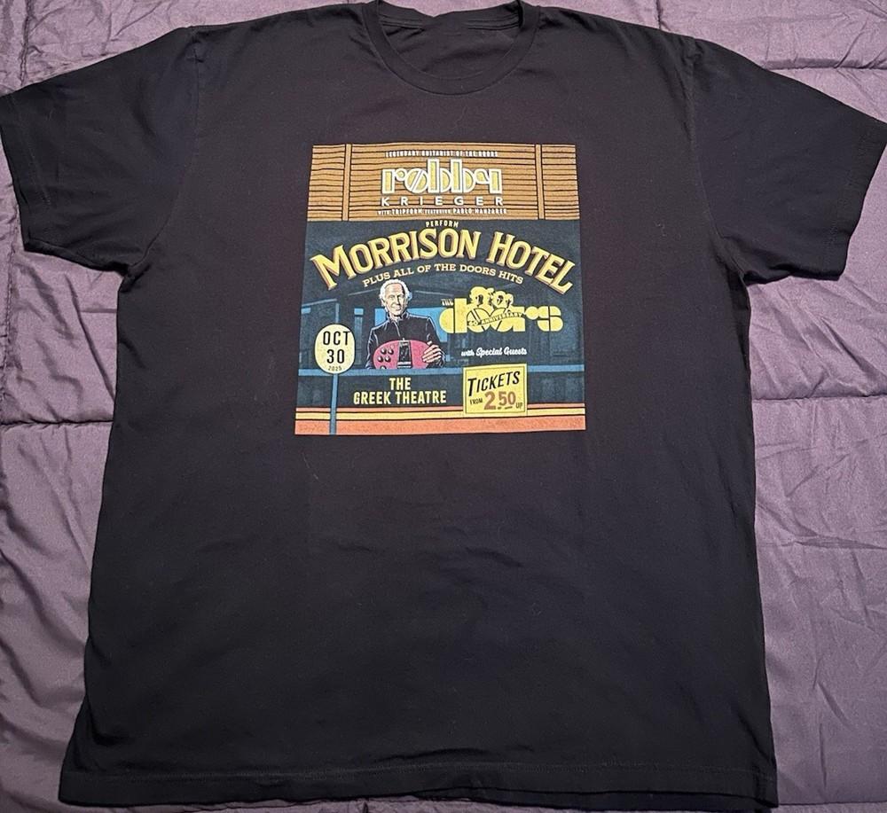 Robby Krieger Morrison Hotel Shirt Black Unisex S-5XL ND1569 Unisex T-Shirt