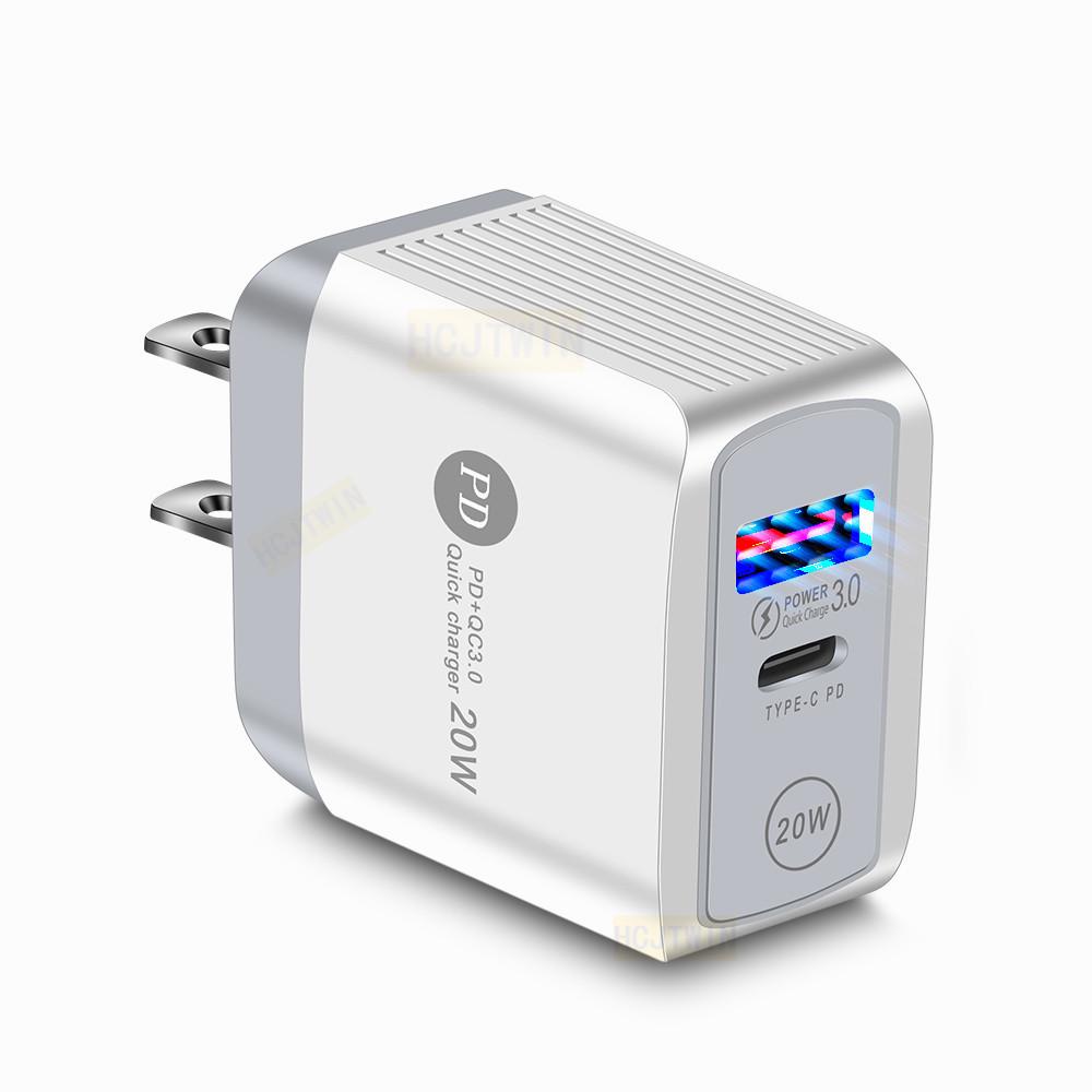 Быстрое зарядное устройство для мобильных телефонов QC3.0+PD20W - Штекер EU/UK