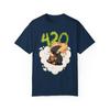 420 Gardening Grim Reaper Smoking Unisex Garment-Dyed T-shirt Unisex T-Shirt