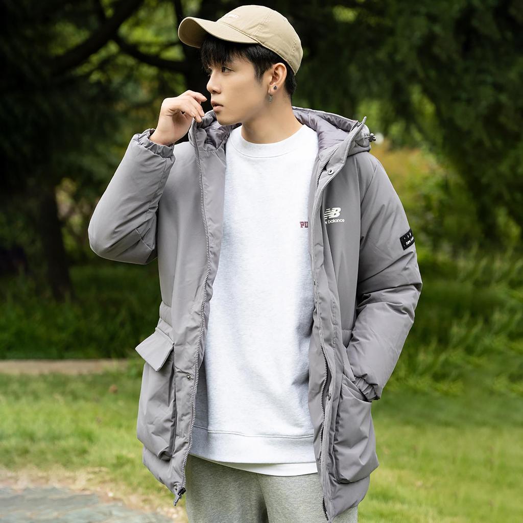 New Balance Down Jacket Unisex Gray (Unisex) Down Jackets AMJ23341 ZNC