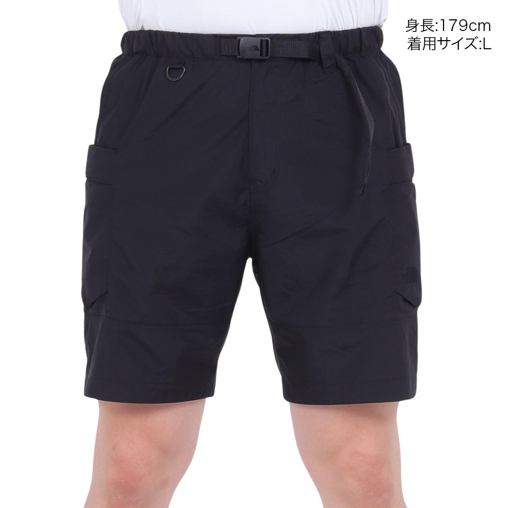 The North Face Class Five Cargo Size S Shorts, Men's, Water-Repellent, Black,