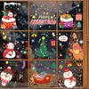 Christmas Snowman Decorations, Snowflakes, Electrostatic Window Decorations, Festive Scene Arrangements, Glass Door Stickers
