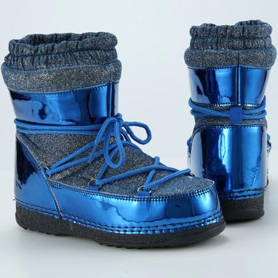 Королевские синие сапоги Bright Moon, туристические зимние ботинки
