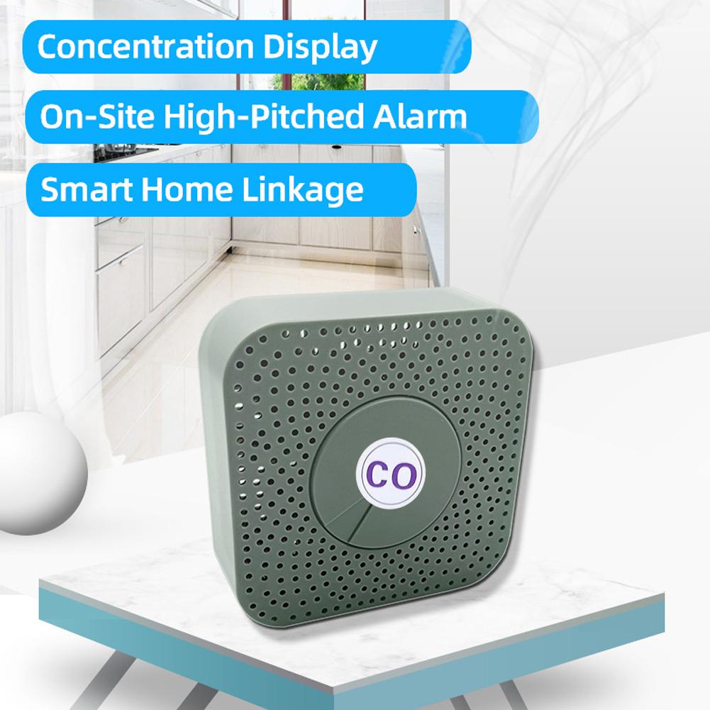 Tuya ZigBee CO Detector Portable Carbon Monoxide Tester Multifunctional Carbon Monoxide Concentration Test Meter