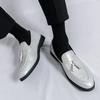 Classic Fashion Green Man Patent Leather Shoes Big Size 46 Pointed Toe Men's Dress Shoes Slip-on Wedding Shoes for Men Footwear