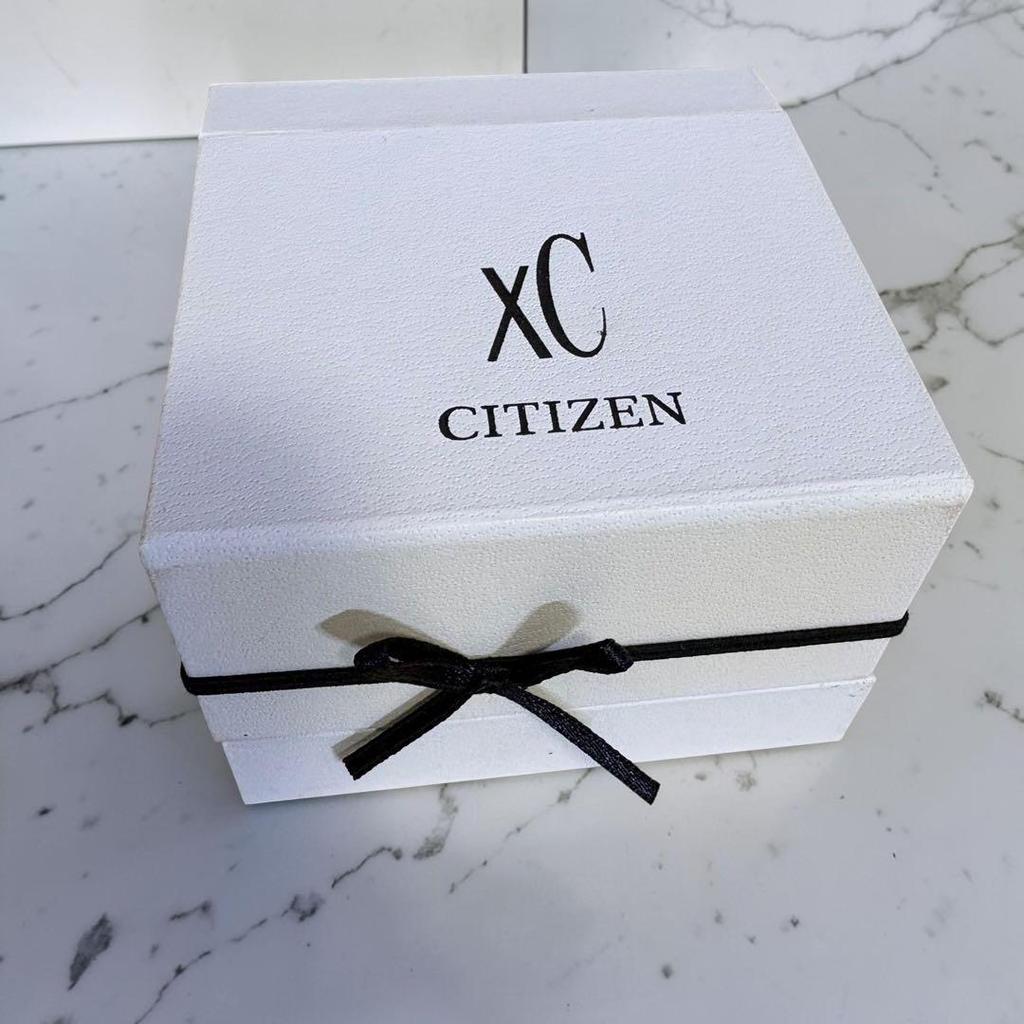 Б/у Рабочий предмет Citizen xC Eco Drive розово-золотые наручные часы с коробкой, доступны дополнительные рамки