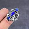 Lapis Lazuli Handmade 925 Sterling Silver Jewelry Ring Size 11 Gift For Her V1j29