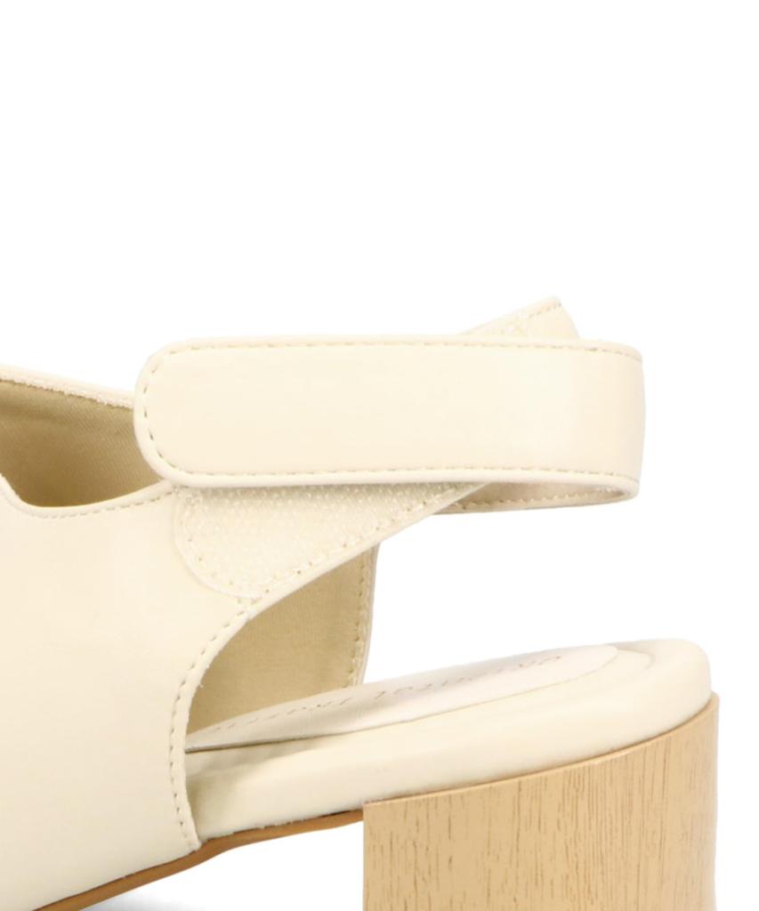 Толстые Открытые Мягкие Легкие Легкие для Ходьбы Большие Маленькие Глубокие см Е [Oriental Traffic] Босоножки, Каблук, Носок, Кожа, Женские, Носить, в, Размерах, Размеры, Подъем,