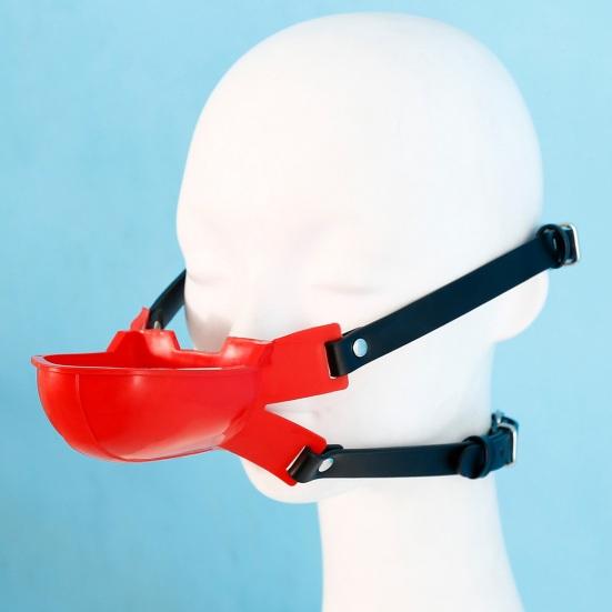 Comfortable Oral Gag Bondage Mouth Gag, Breathable Ball with Adjustable Strap for Couples, Sensual Props Adult BDSM Role Play Toy, Unisex Sex Toy Men