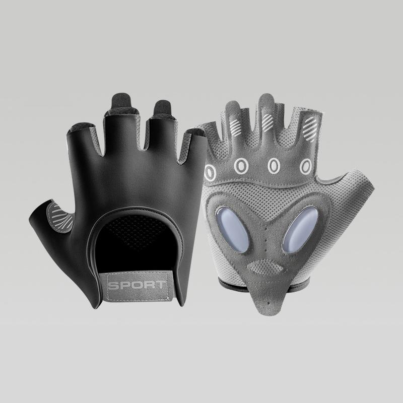 Износостойкие перчатки для фитнеса, дышащие перчатки без пальцев, перчатки для велоспорта с полупальцами, спортивные варежки для йоги