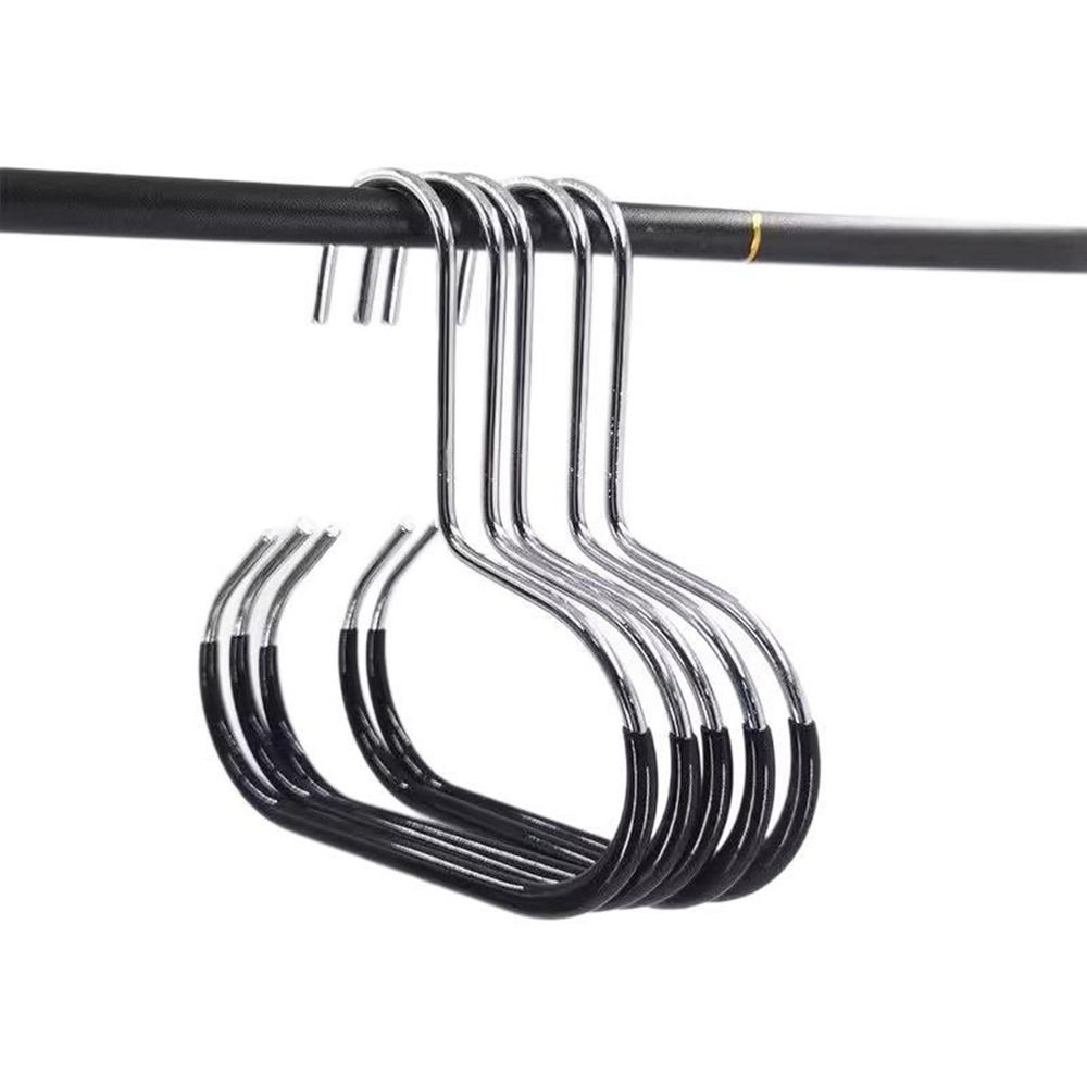 5Pcs Carbon Steel Closet Hat Hanger Space Saving Camisole Clothes Hooks Hat Storage Hook  Dormitory