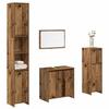 VidaXL 4-piece Bathroom Furniture Set Engineered Wood, Bathroom Cabinet, Bathroom Cupboard 3328555