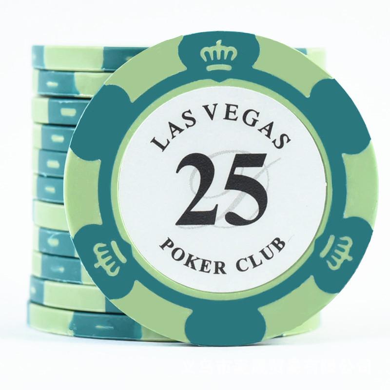 Набор глиняных фишек для Техасского Холдема и Маджонга Crown с железными вставками, алюминиевый кейс, скатерть для Гуаньдана